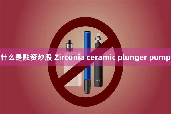 什么是融资炒股 Zirconia ceramic plunger pump